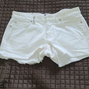 A I denim cutoff shorts